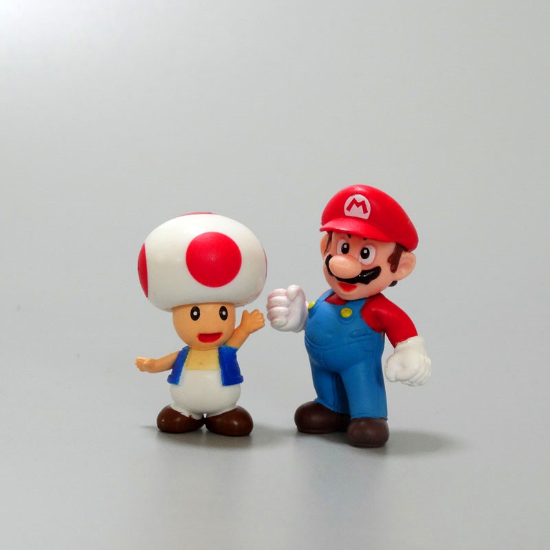 Hora De Entrega Unids Set Super Mario Anime Figuras Mu Eca Luigi