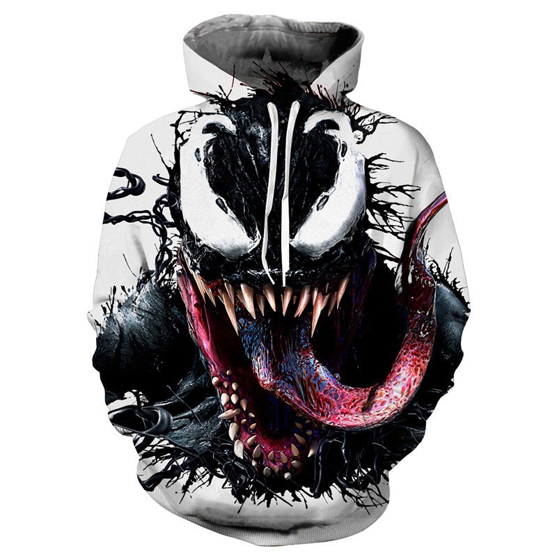 Venom Sudadera Con Capucha De Superh roe De Marvel Impresi n 3D