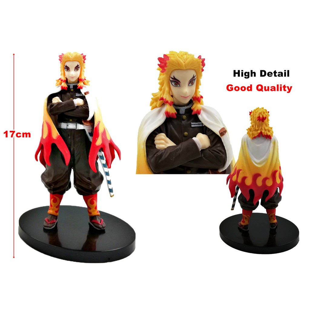 Lot De 7 Figurines Figma Demon Slayer : Tanjiro, Nezuko, Shinobu, Rengoku, Zenitsu, Giyu, Inosuke
