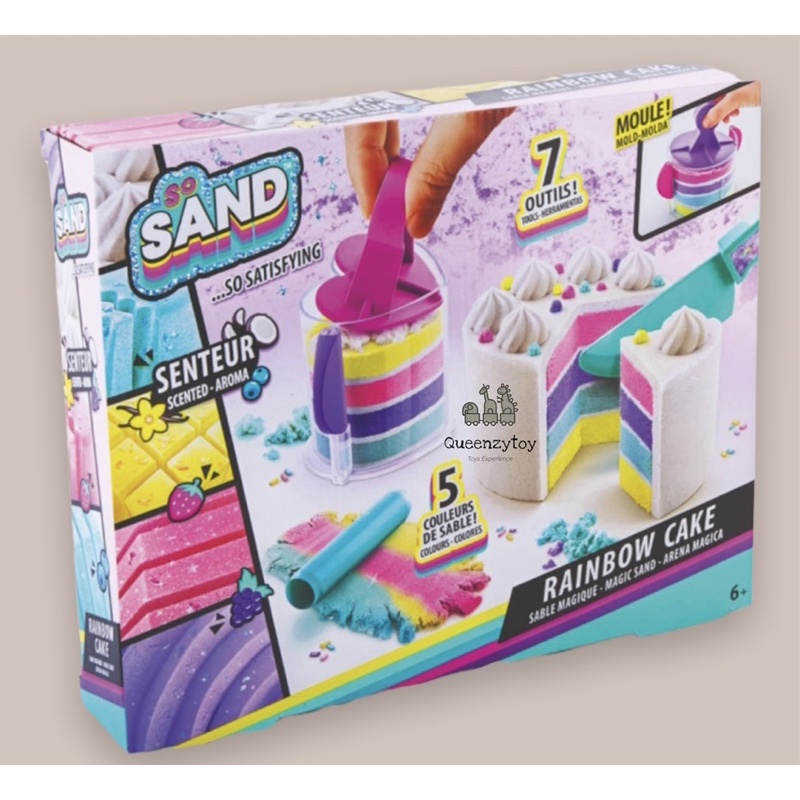 CANAL TOYS - So Sand - Rainbow cake ASMR - Sable magique senteurs