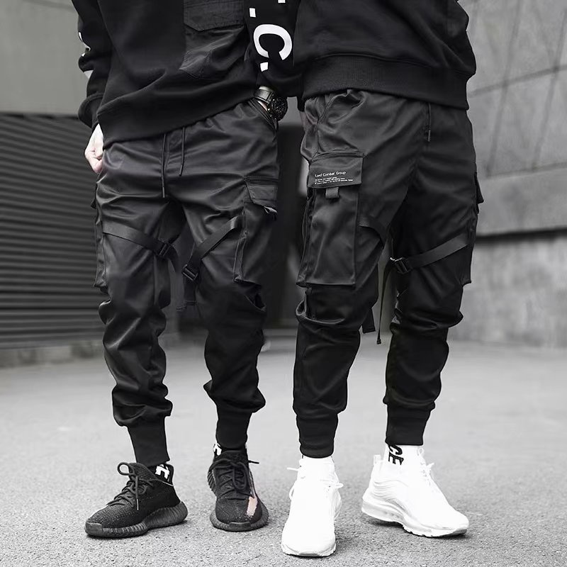 Pantalones Harem Joggers Casuales Para Hombre Hip Hop De Carga