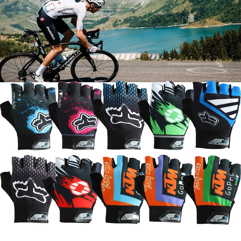 Guantes de ciclismo para hombre Accesorios para motocicletas Mtb para mujer  Mitones a prueba de golpes Bicicleta Pantalla táctil Transpirable Guantes  de bicicleta de dedo completo transpirables - Guantes de ciclismo