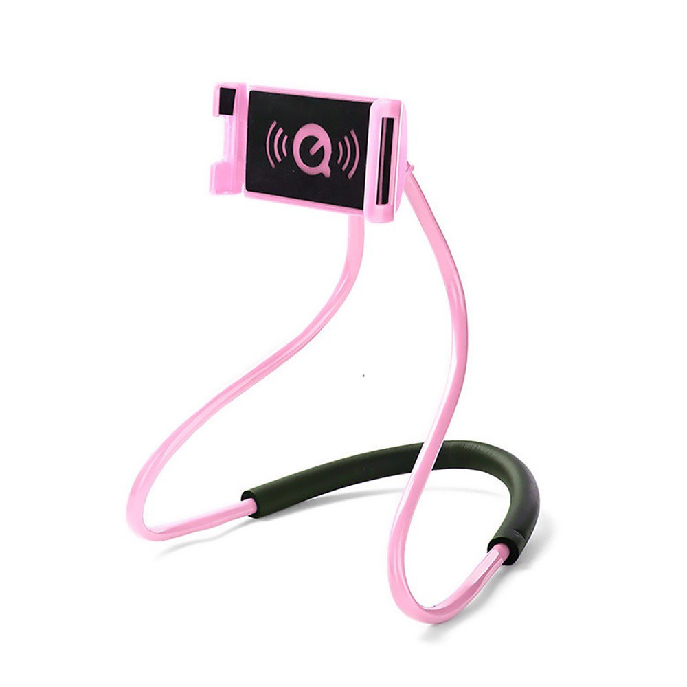 lazy colgante cuello teléfono móvil soporte soporte flexible