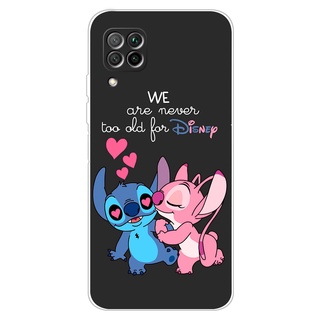 2 En 1 Funda Huawei P40 lite Con Vidrio Templado Curvado De Cerámica  Protector De Pantalla Stich Y Minnie Diseño