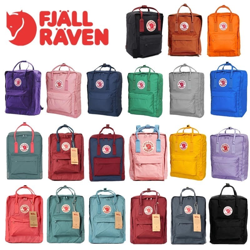 Fjallraven Kanken Mochila Unisex Impermeable Casual Schoool Bolsa