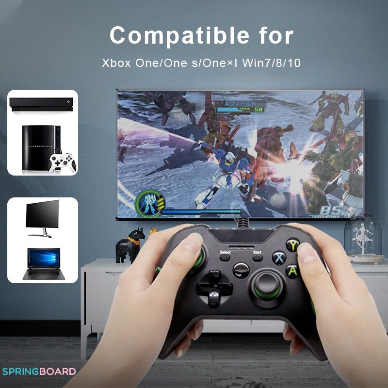 Controlador de juego con cable para PC Xbox One S X, consola USB