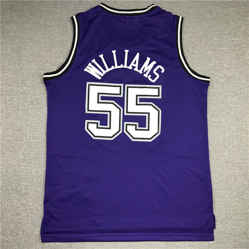 Sacramento #55 Jason Williams Jersey, White Chocolate Jerseys Mesh  Throwback Basketball jersey High Quality Embroidery Logos - AliExpress