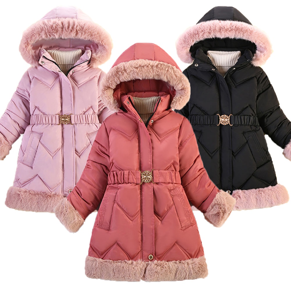 Barbie Chaqueta para niñas Chaquetas de forro polar con capucha rosa para  niñas