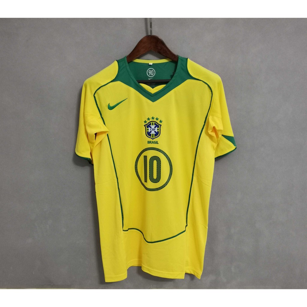 Camiseta Brasil CBF Retro Clásica 2004