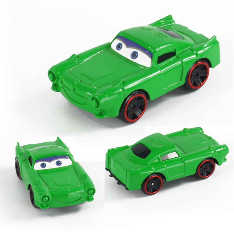 Pixar Cars 2 3 Lightning McQueen Race Div Fritter Miss Tractor