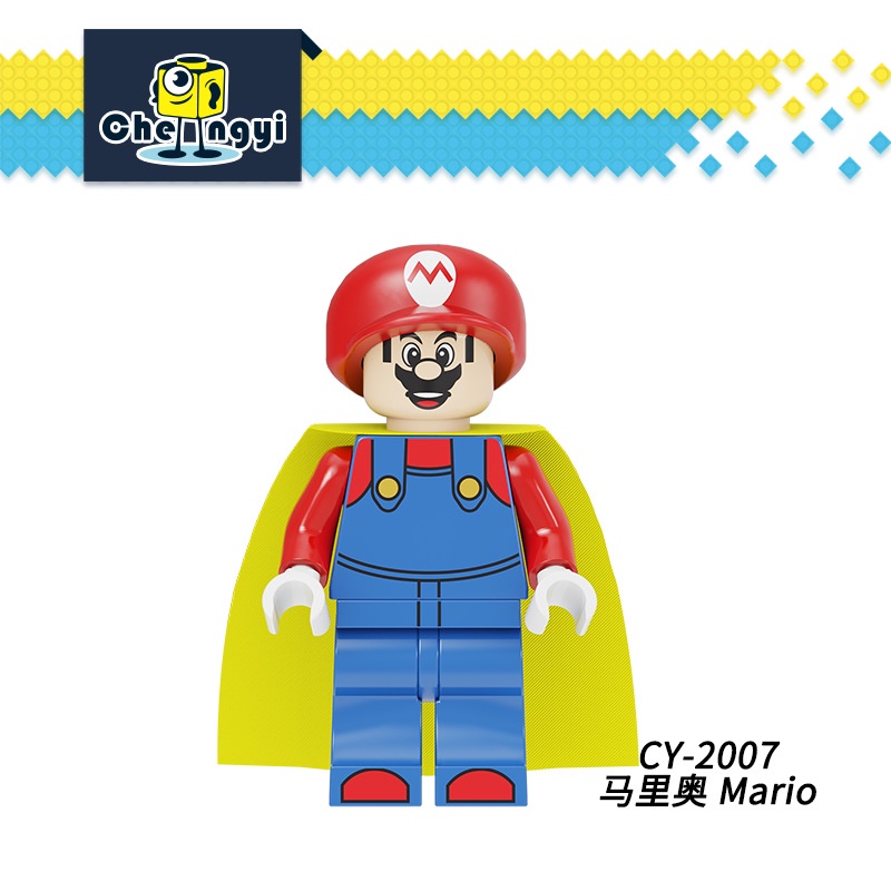 Super Marie Minifigures Bloques De Construcción Melocotón Bowser Daisy 