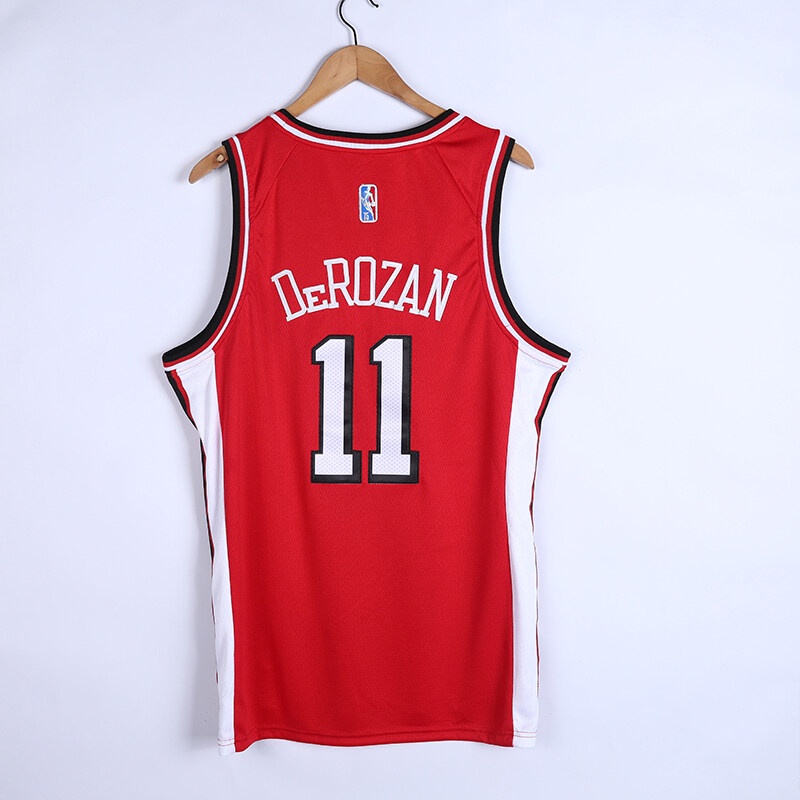 DeMar DeRozan Chicago Bulls 2021-22 Road Red Basketball Jersey • Kybershop