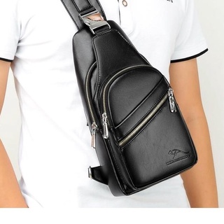 Bolso bandolera de cuero para hombre bolso bandolera de pecho para hombre