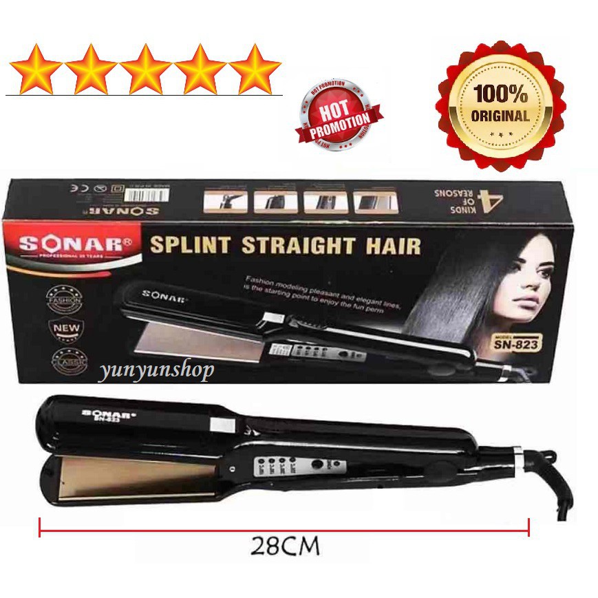 Plancha de cabello online profesional sonar