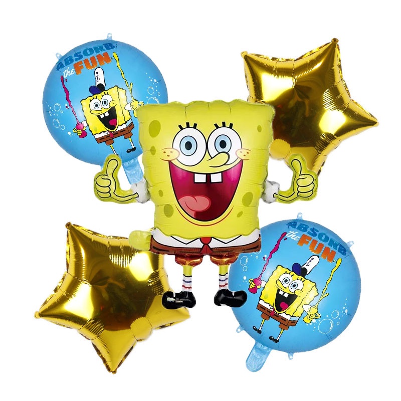 Nieve Bob Esponja Squarepants Patricio Estrella Globos De Papel De