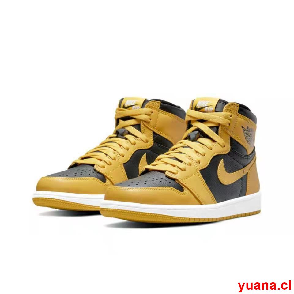 Jordan 1 cheap negro y amarillo