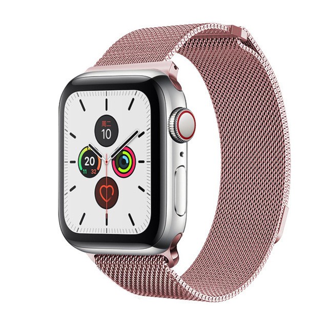 milanese loop apple watch 6 banda 42 mm 38 mm 40 mm 44 mm correa iwatch serie 5 4 3 2 1 6 se pulsera de acero inoxidable Shopee Chile