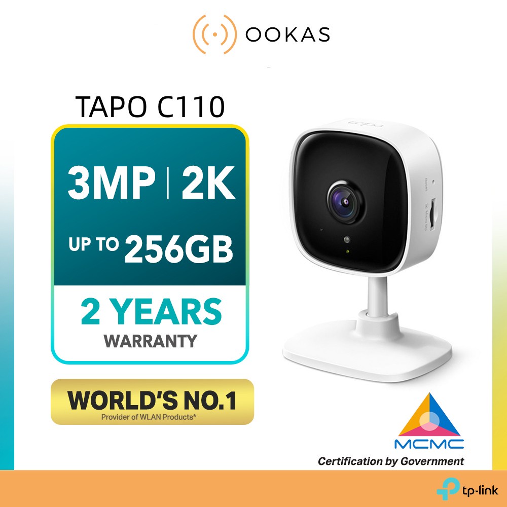 Camara Vigilancia Wifi Vision Nocturna 3mp Tp-link Tapo C110