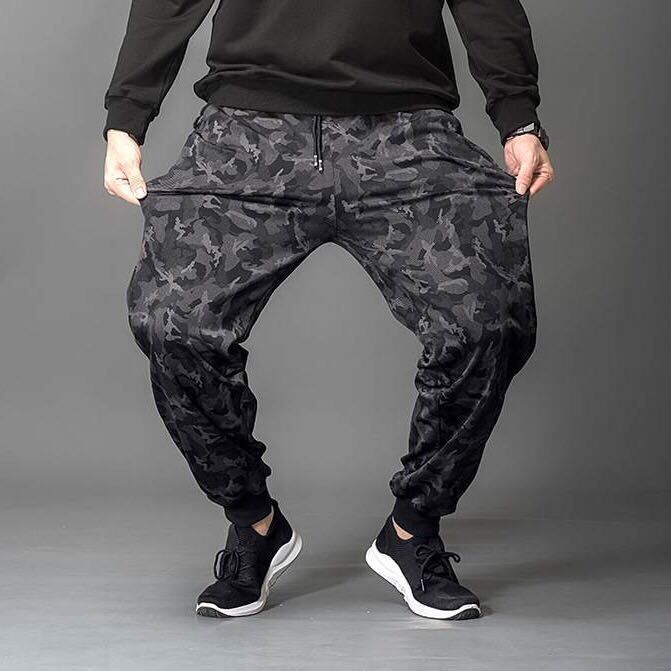 Pantalones Mezclilla Camuflaje Hombres Talla Grande Estilo - Temu