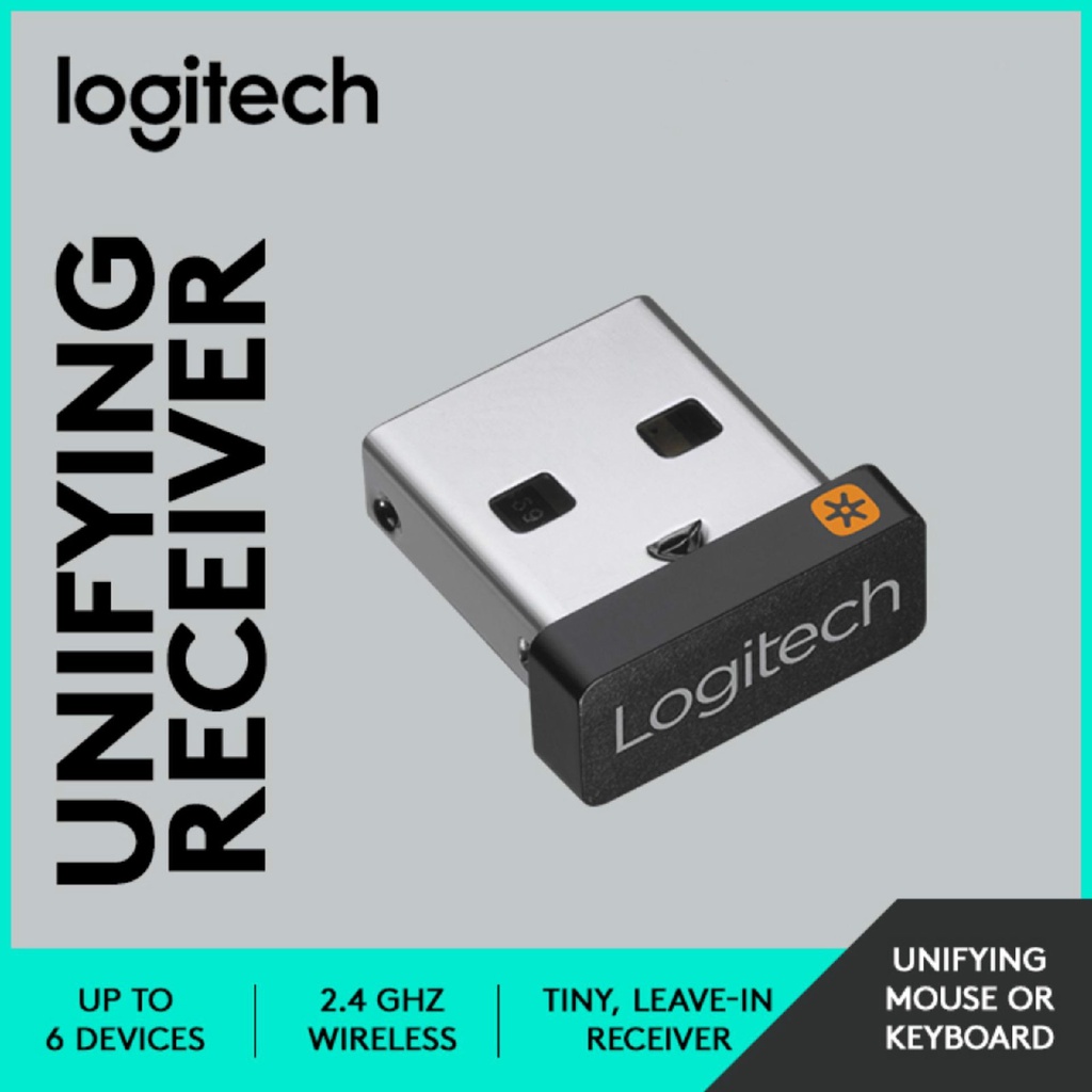 Logitech Cordless Desktop Receiver Base Charger Silver C