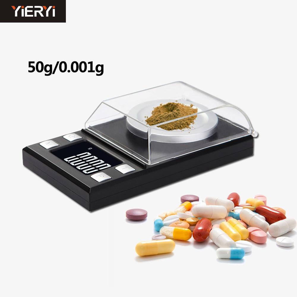 Yieryi LCD Digital 0.001g Joyería Llamada Alta Precisión Medicina ...