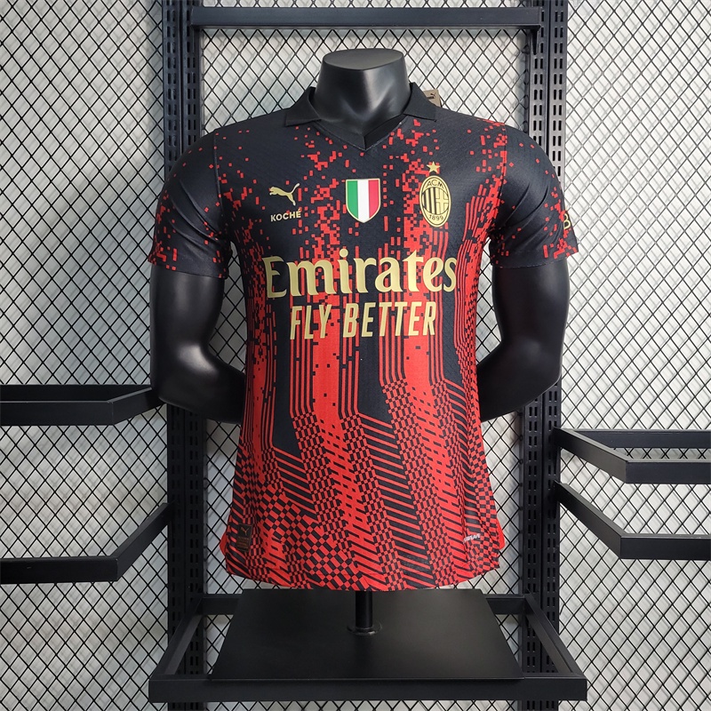 [Versión Para Jugadores] Camiseta De Fútbol Especial AC Milan 2023 2024