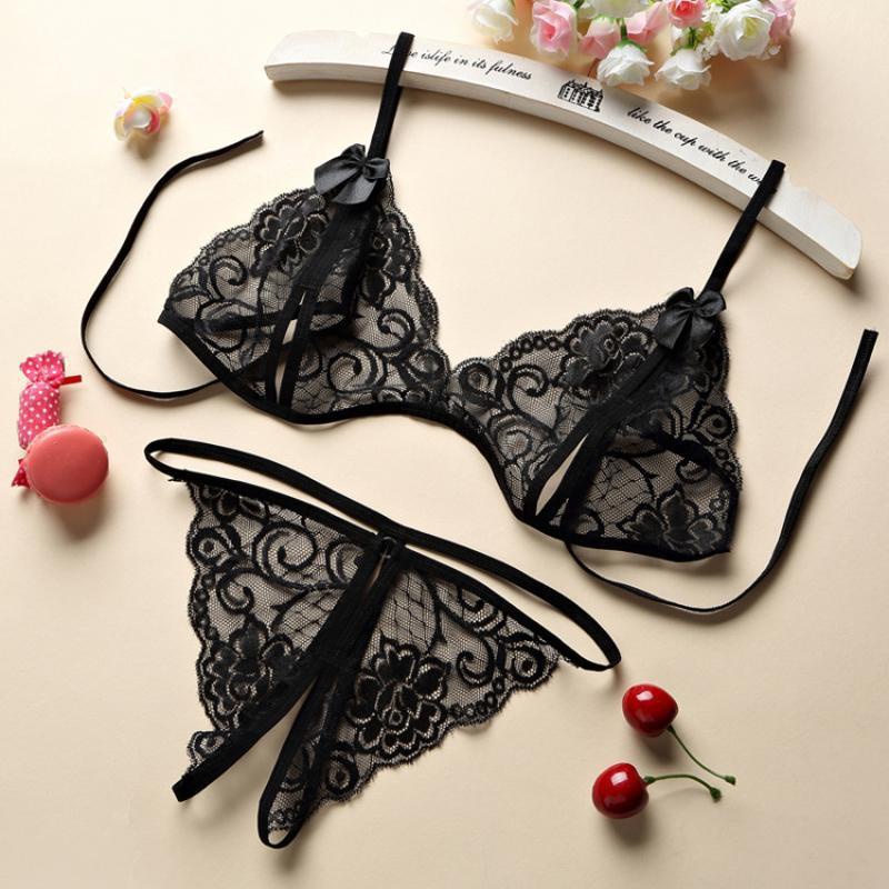 Sexy bra 1 conjunto de lencer a de encaje mujer Shopee Chile