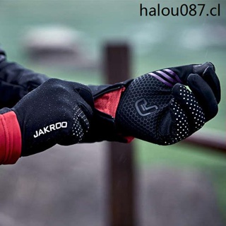 Comprar Guantes de ciclismo a prueba de viento, guantes térmicos cálidos  para ciclismo con pantalla táctil, guantes para bicicleta de invierno y  otoño