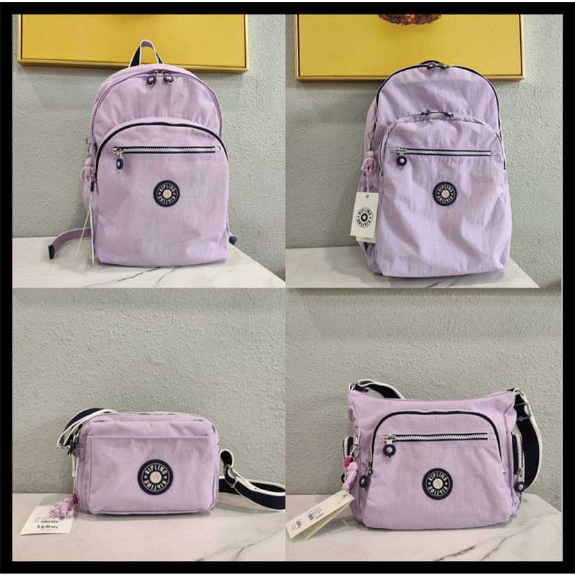 Kipling New Style Mochila Morada Rosa Bolso De Viaje Grande De TANG De Marca Co Mensajero Estilo De INS 4 Modelos