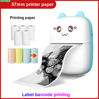mini impresora térmica, prueba en papel adhesivo 