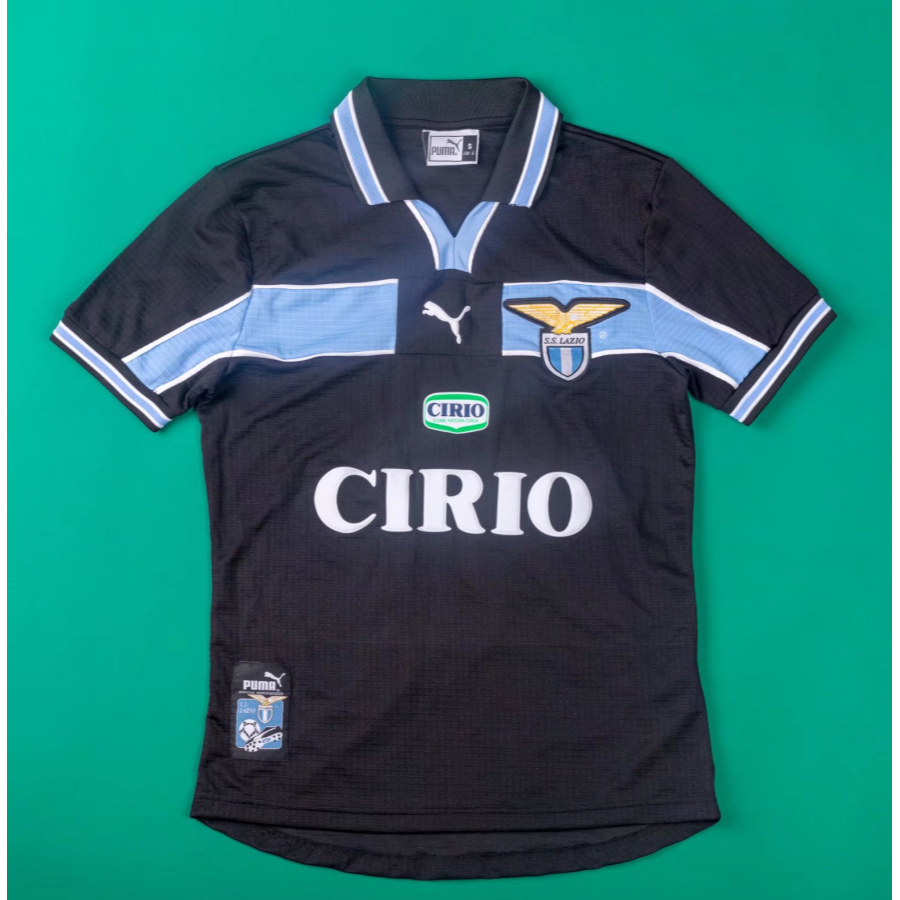 Camiseta Personalizada 9899 Lazio SALES CRESPO NEDVED De Fútbol Retro