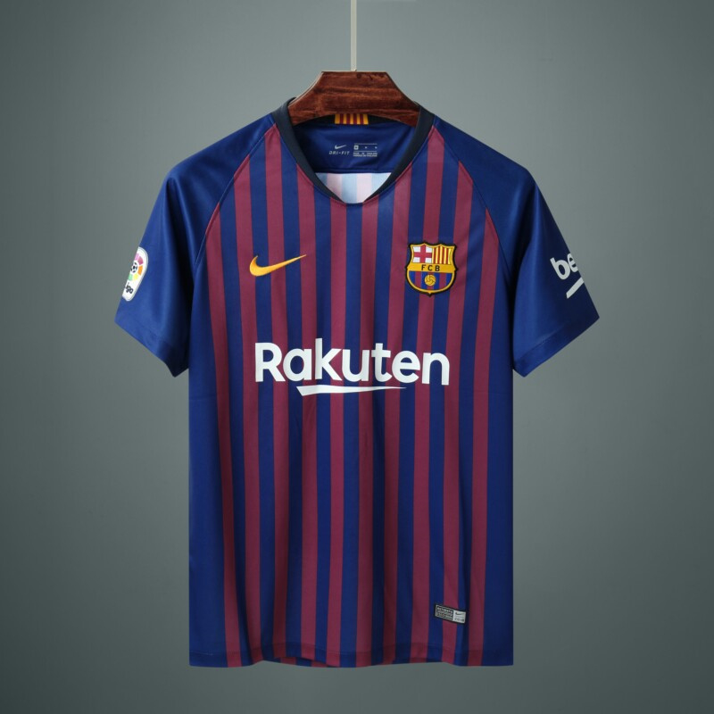Polera De Futbol Barcelona 2018 2019 MESSI 18 19 Shopee Chile