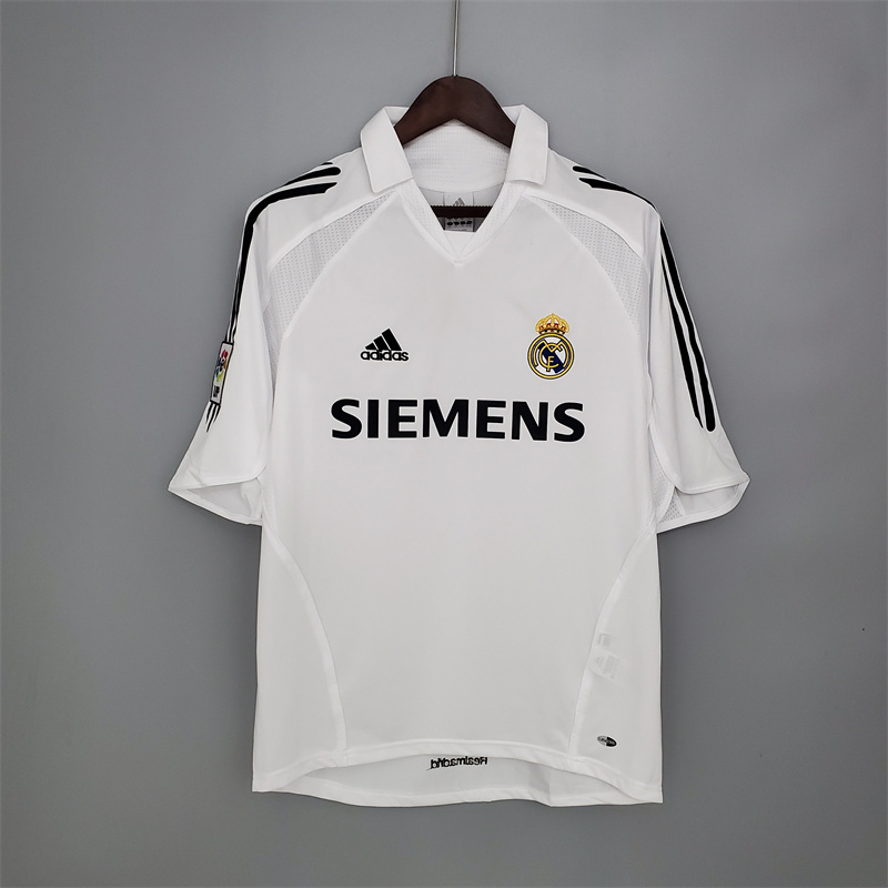 Polera De Fútbol Real Madrid Inicio 2005 2006 Versión Retro 05/06
