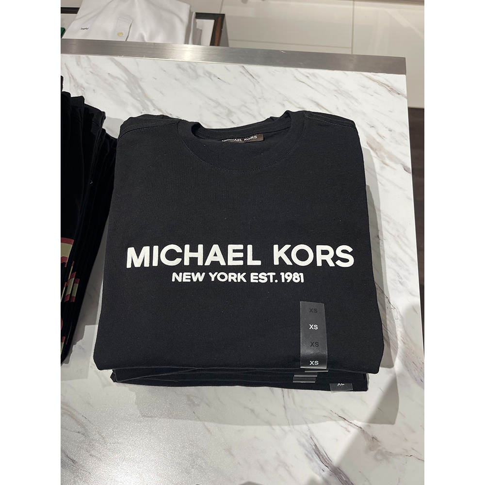 Camiseta Michael Kors Logo Algodon Hombre Blancas Chile En Las