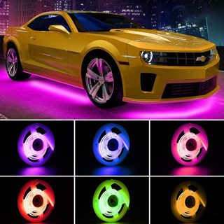 2 tiras de luces LED para autos, tira de faros LED secuenciales, luces de  circulación diurna, bombilla de señal de giro DRL ámbar/amarillo y blanco