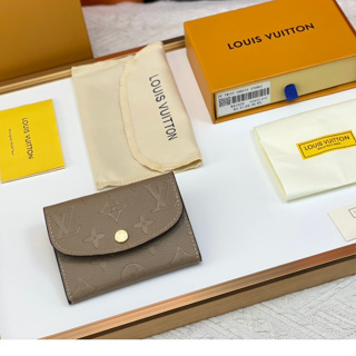 Con Caja) Listo Para Enviar 100 % Genuino Louis/Vuitton , Nueva Cartera LV  De Mujer , Bolsa De Tarjeta , Estilo Sobre Cero , Modelo : M41939