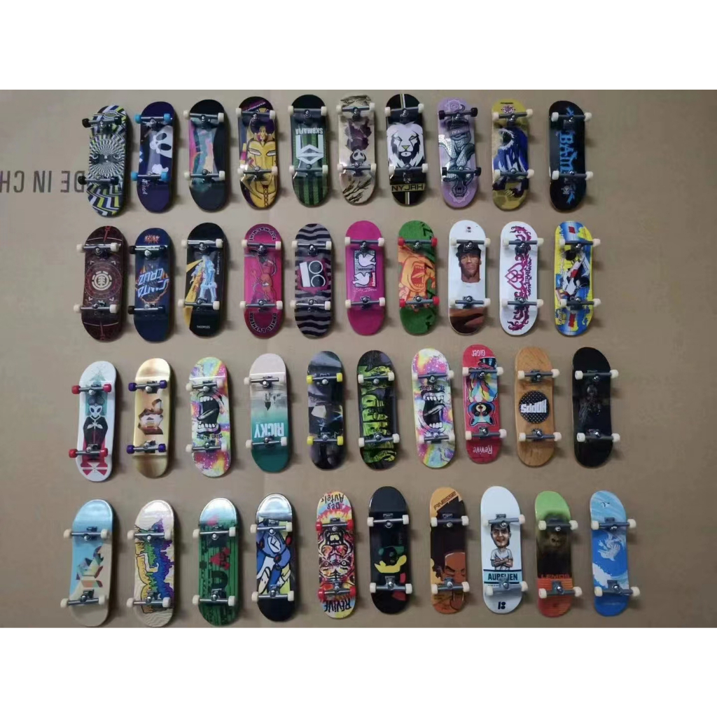 Pack De 15 Minimonopatines Para Dedos – Fingerboards De 9.6 Cm Con Ruedas Y Ejes De Aleación, Diseños Aleatorios, Ideales Para Niños De 3 Años En Adelante, Regalo Para Reyes Magos Y Cumpleaños
