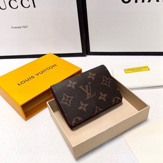 Louis Vuitton LV Bolso De Tarjeta Para Mujer Nuevo De Doble Propósito  Cartera M63801