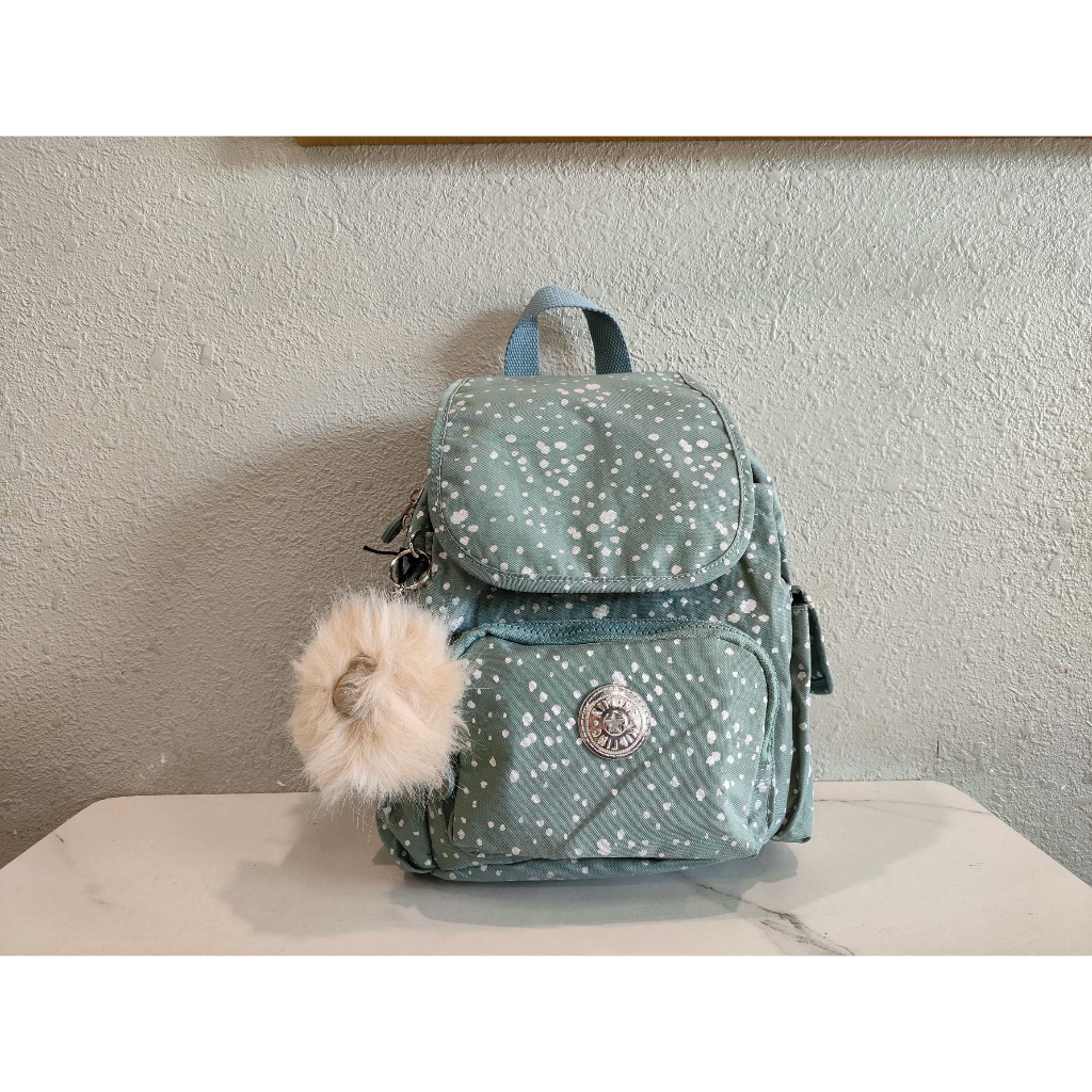 Kipling k12671 mochila pequena mochila infantil bolsa escolar verde caliente plata Shopee Chile