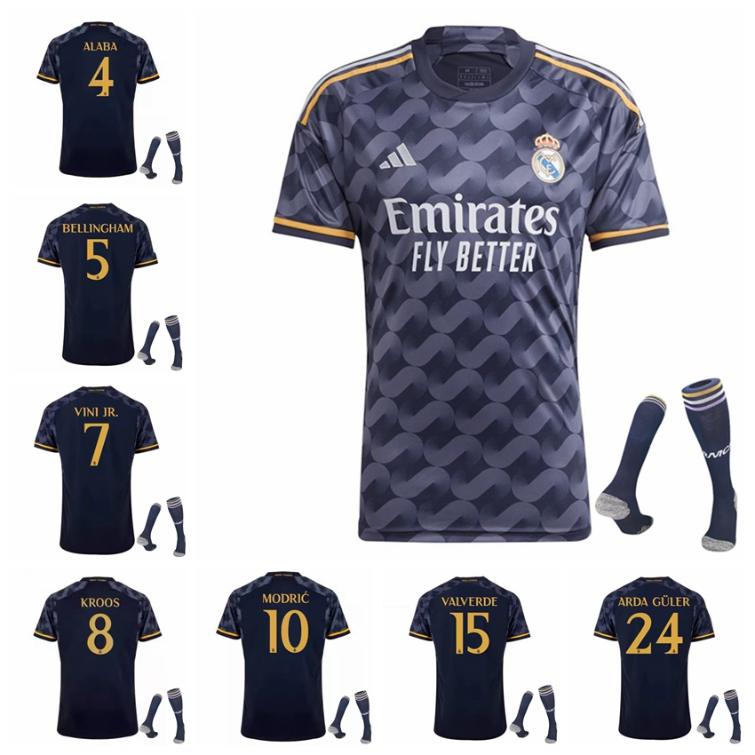 2324 Camiseta De Fútbol Visitante Del Real Madrid 7 Vinicius 5