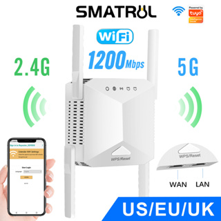 Amplificador WiFi, extensor de alcance WiFi, repetidor WiFi hasta 300 Mbps,  amplificador de señal, red 2.4G con antenas integradas puerto LAN y