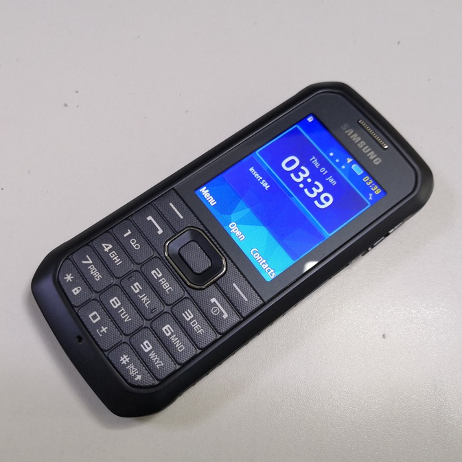 Teléfono plegable básico Samsung E1272 doble SIM botón grande negro blanco  rojo