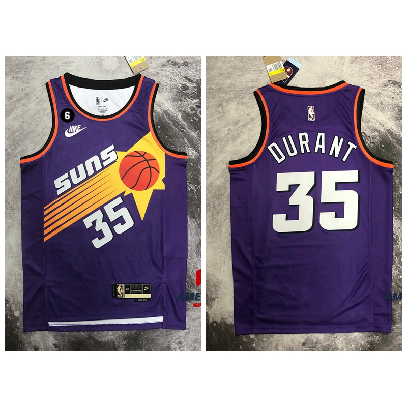 De Baloncesto Para Hombre Camiseta Phoenix Suns Kevin Durant Turquesa NBA Player Jersey Shopee Chile