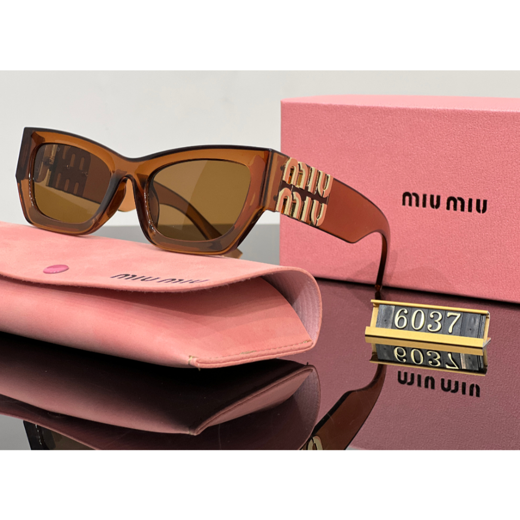 MIUMIU Disenador Italiano Marca De Moda Lentes De Sol Con Monturas Pequenas Ojos De Gato Los Hombres Y Las Mujeres Resistentes A Rayos UV Vienen En Una Caja original Shopee Chile