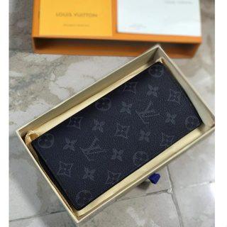 Louis Vuitton portofeuilles Brazza Cartera larga para hombre N62665 gris
