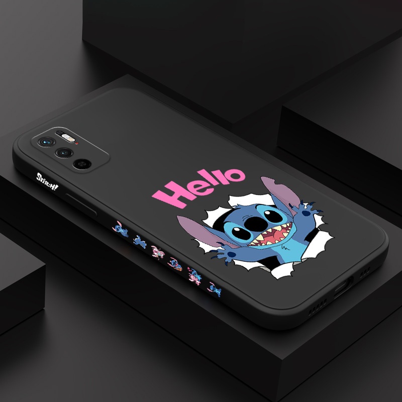Disney Funda Xiaomi Redmi 10A Stitch Graffiti Lilo & Stitch Transparente