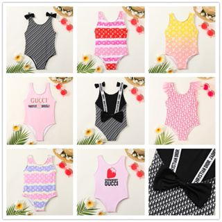 Bañadores De Natación Niña Bikini Set Niñas Pieza Traje de baño Patrón Un  Estampado de Traje de baño Lindo Traje de baño para niñas Bañadores De