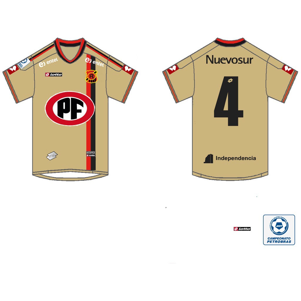 Polera De Fútbol Del Uniforme De Los Rangers De Talca Shopee Chile