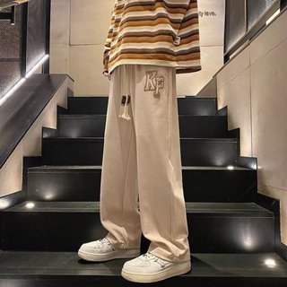 Pantalones anchos, palazzo y harén de color plateado para hombre