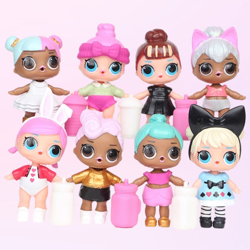 Kit 8 Munecas Lol Y Accesorios Sorpresa Serie 8 Piezas Shopee Chile